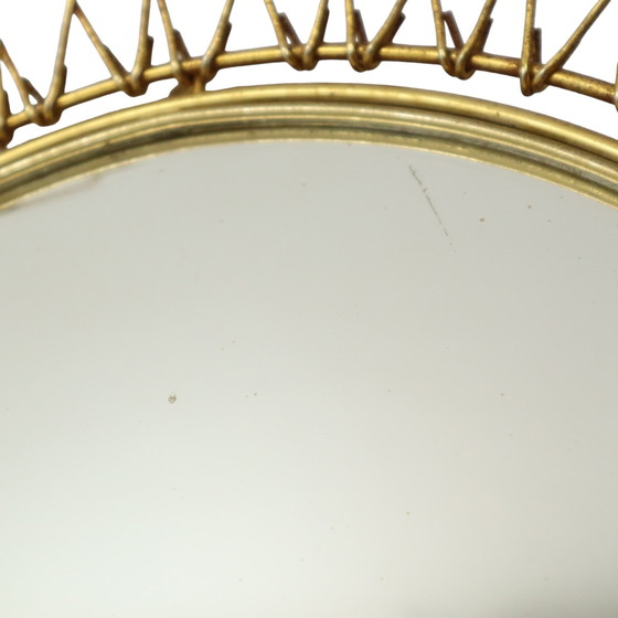 Image 1 of French Sunburst Solar Mirror Gold Leaf