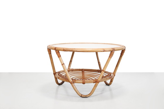 Image 1 of Round Rohe Noordwolde rattan coffee table