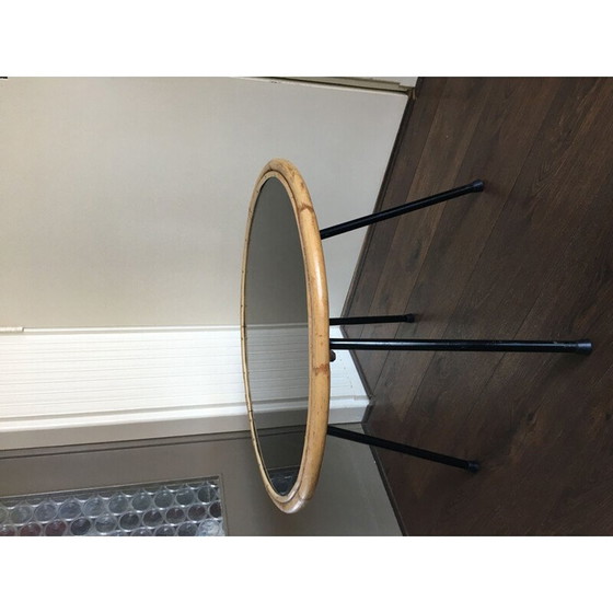 Image 1 of Vintage glass and steel coffee table by Rohé Noordwolde, 1950