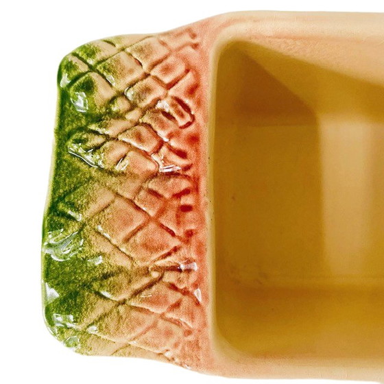 Image 1 of Piatto di asparagi in maiolica bretone d&#39;epoca