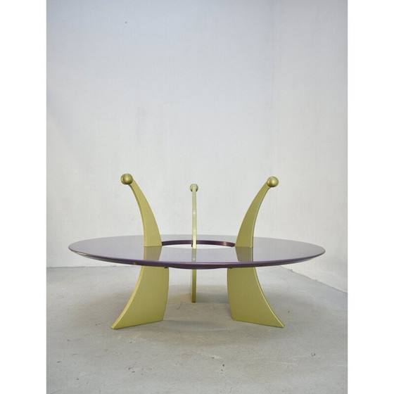 Image 1 of Vintage coffee table "orchid" by Massimo Morozzi for Archizoom, Italy 1980