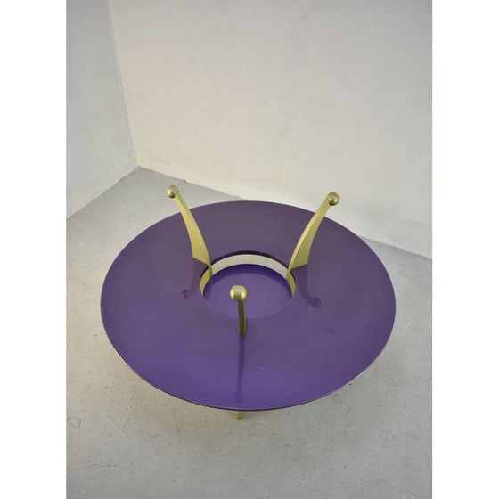 Image 1 of Vintage coffee table "orchid" by Massimo Morozzi for Archizoom, Italy 1980