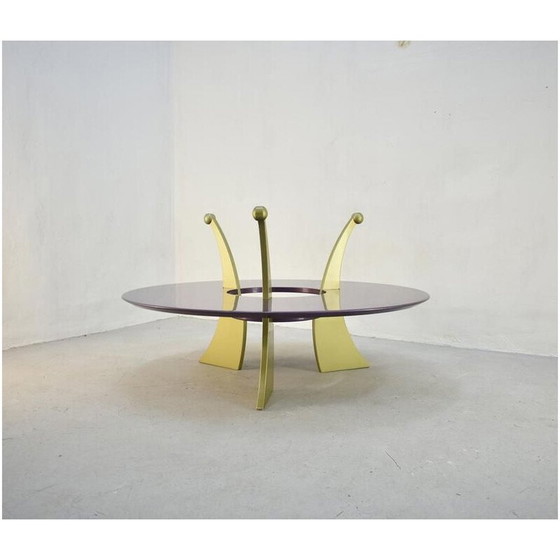 Image 1 of Vintage coffee table "orchid" by Massimo Morozzi for Archizoom, Italy 1980