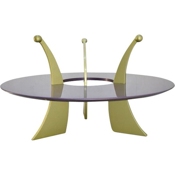 Image 1 of Vintage coffee table "orchid" by Massimo Morozzi for Archizoom, Italy 1980