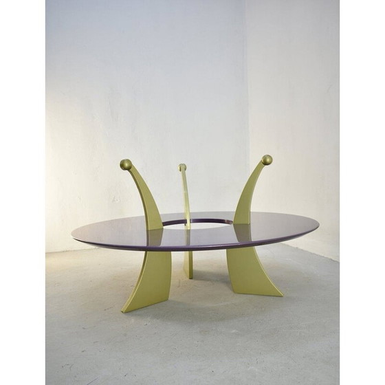 Image 1 of Vintage coffee table "orchid" by Massimo Morozzi for Archizoom, Italy 1980