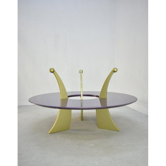 Image 1 of Vintage coffee table "orchid" by Massimo Morozzi for Archizoom, Italy 1980