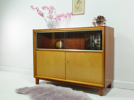 Image 1 of Vintage sideboard with display cabinet, 50s, Germany