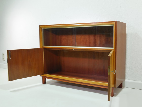 Image 1 of Buffet vintage avec vitrine, années 50, Allemagne