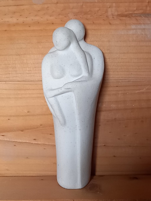 Love Couple Ii 21.0 In Cast Marble