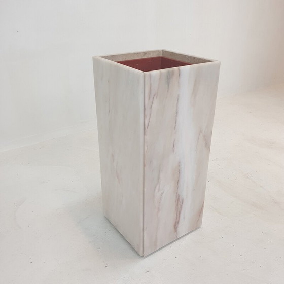 Image 1 of Italian vintage marble planter with light, 1970s