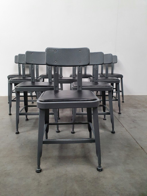 10 Dulton standard chair industrial vintage design chairs
