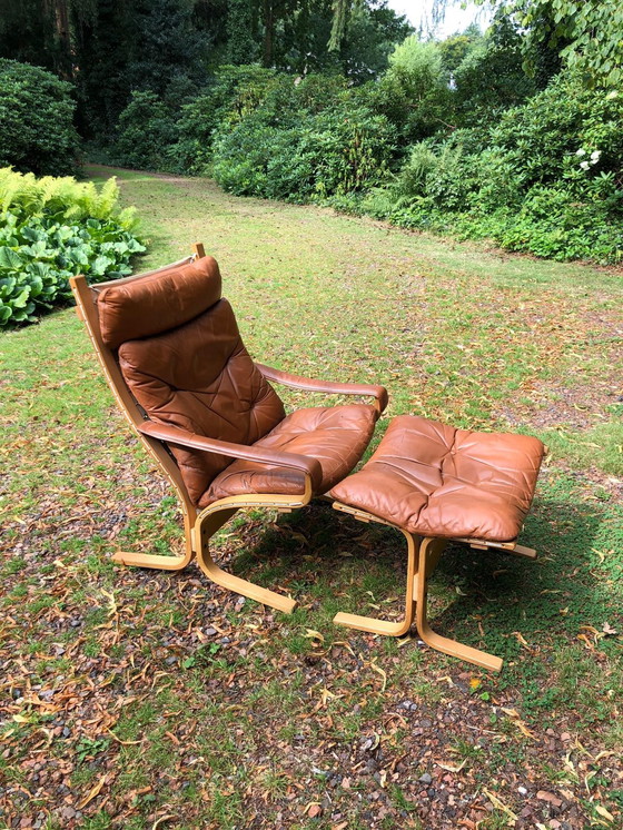 Image 1 of Westnofa Sigurd Ressel Fauteuil de sieste avec pouf