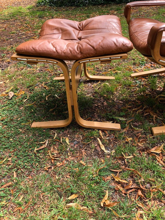 Image 1 of Westnofa Sigurd Ressel Fauteuil de sieste avec pouf