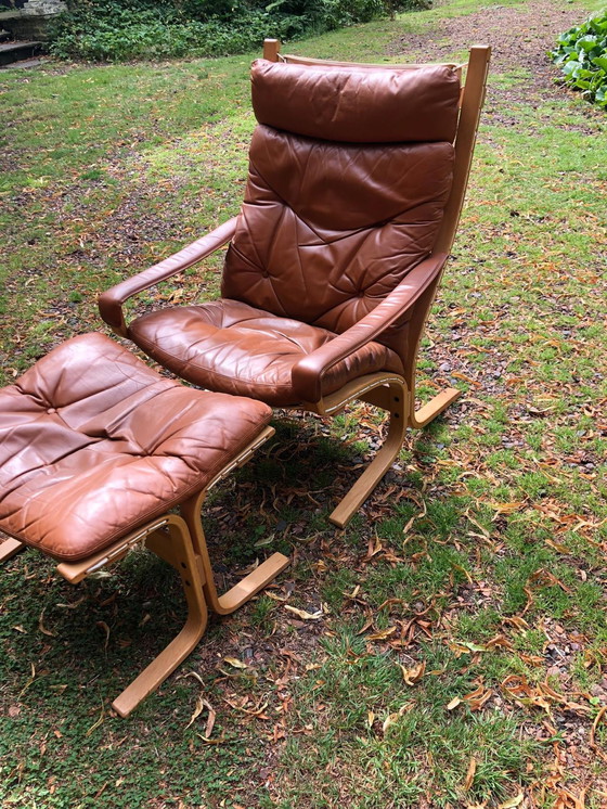 Image 1 of Westnofa Sigurd Ressel Fauteuil de sieste avec pouf