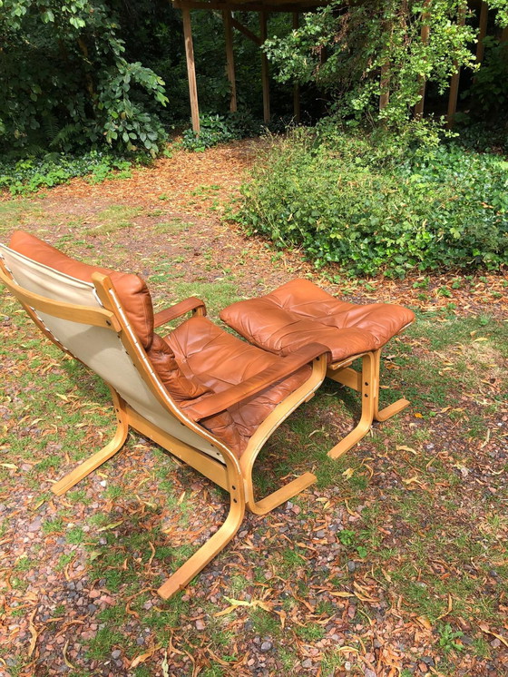 Image 1 of Westnofa Sigurd Ressel Fauteuil de sieste avec pouf