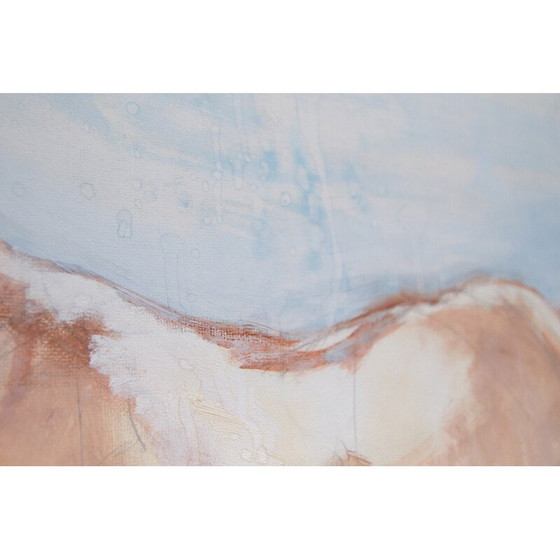 Image 1 of Dipinto d'epoca con motivo di cavallo, Cecoslovacchia 1970