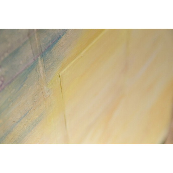 Image 1 of Dipinto d'epoca con motivo di cavallo, Cecoslovacchia 1970