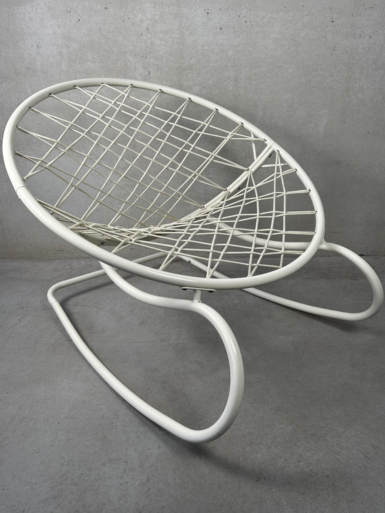 Image 1 of Sedia a dondolo vintage Niels Gammelgaard