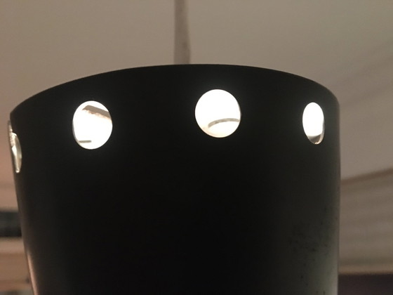 Image 1 of Philips Metal Pendant Lamp Nb 93/01 Anthracite Gray