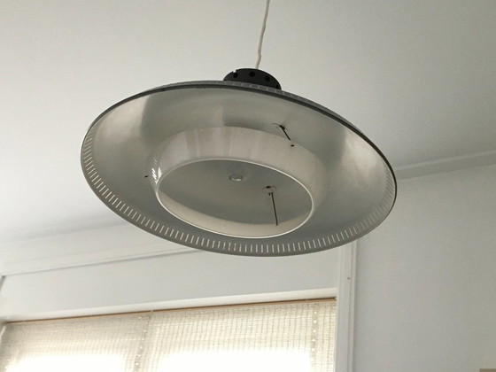 Image 1 of Philips Metal Pendant Lamp Nb 93/01 Anthracite Gray