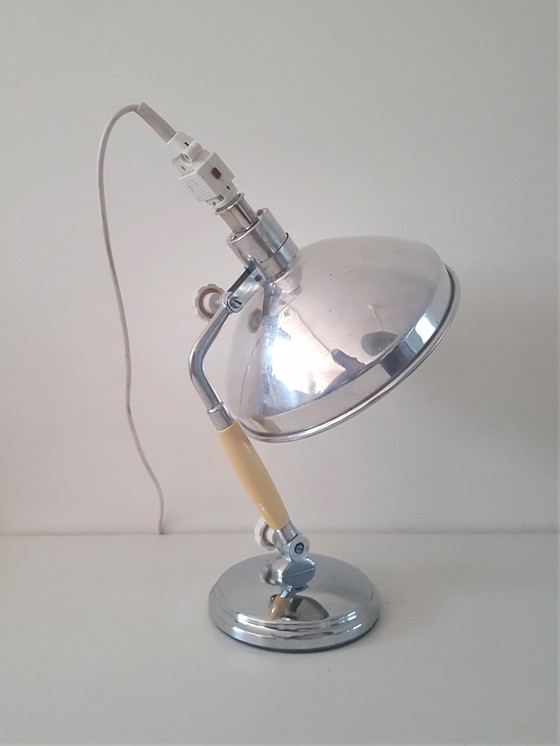 Image 1 of Industrial table lamp by Kurt Rosenthal from 1950.