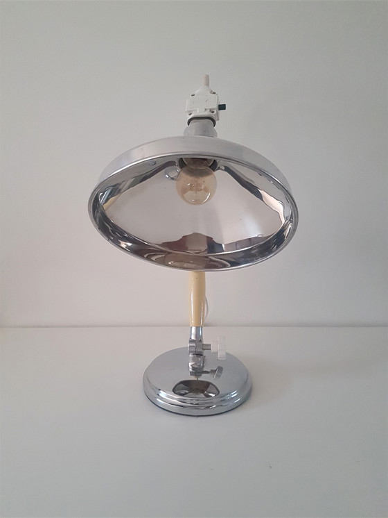 Image 1 of Industrial table lamp by Kurt Rosenthal from 1950.