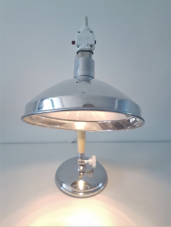 Image 1 of Industrial table lamp by Kurt Rosenthal from 1950.