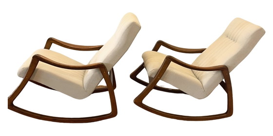 Image 1 of Mid-century Rocking chair, produced by Thon