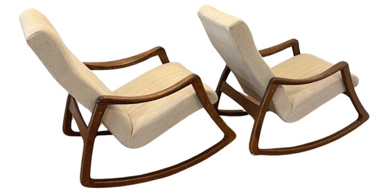 Image 1 of Mid-century Rocking chair, produced by Thon