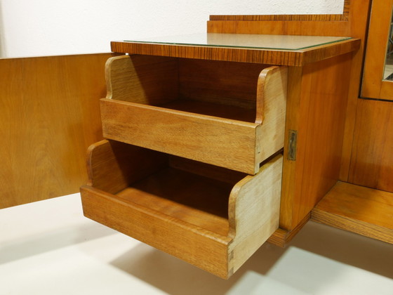 Image 1 of Vintage mirror chest of drawers, 1950s, Germany