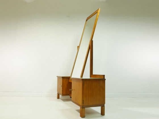 Image 1 of Vintage mirror chest of drawers, 1950s, Germany