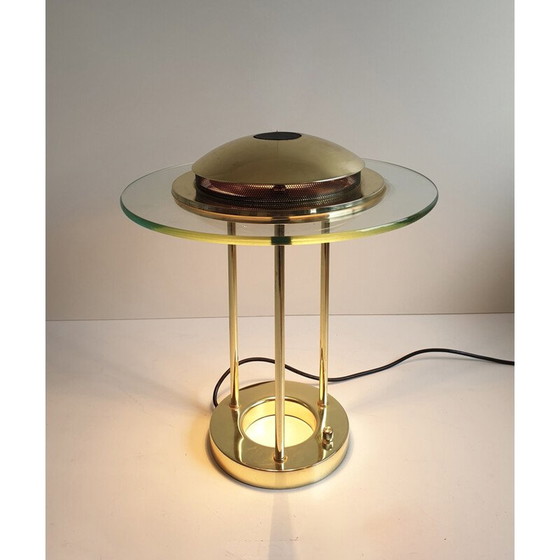 Image 1 of Vintage brass desk lamp by R. Sonneman for George Kovacs, 1980