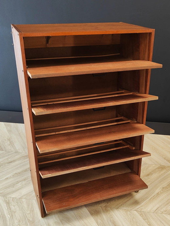 Image 1 of Mid Century Shoe Cabinet