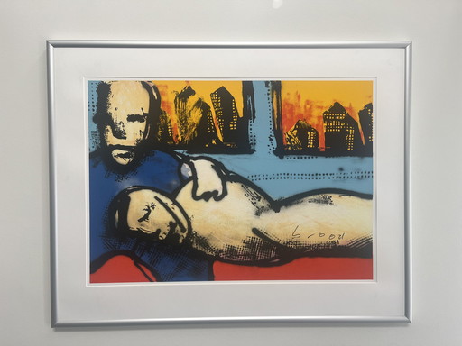 Herman Brood Silkscreen Metrolovers 11/100