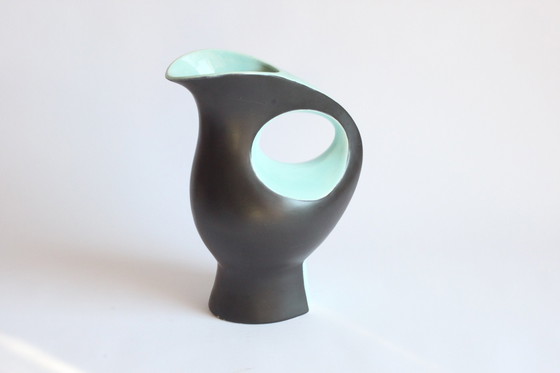 Image 1 of André Bayer Zoomorph Ceramic Vase, Brussels 1950S