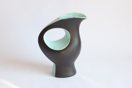 Image 1 of André Bayer Zoomorph Ceramic Vase, Brussels 1950S