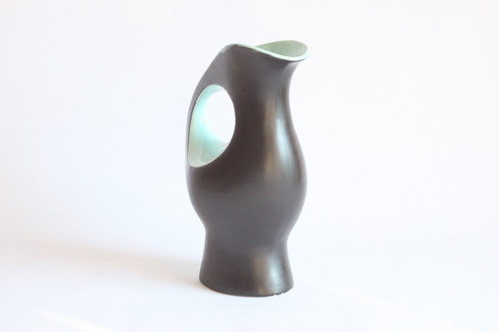 Image 1 of André Bayer Zoomorph Ceramic Vase, Brussels 1950S