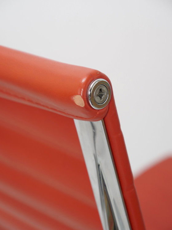 Image 1 of Eames Ea116 Lounge Chair Leather Red