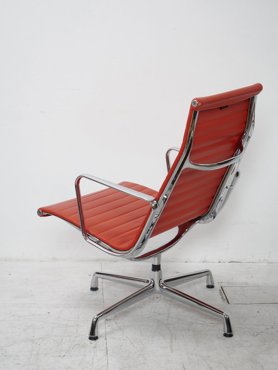 Image 1 of Eames Ea116 Lounge Chair Leather Red