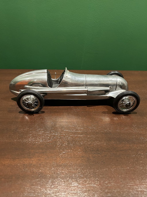 Silver Arrow model car race car