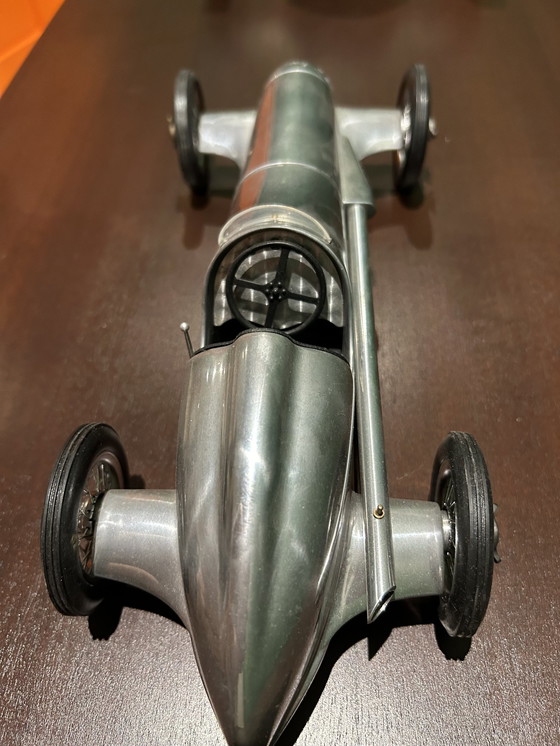 Image 1 of Silver Arrow model car race car