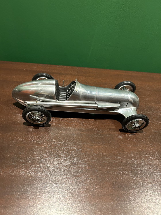 Image 1 of Silver Arrow model car race car