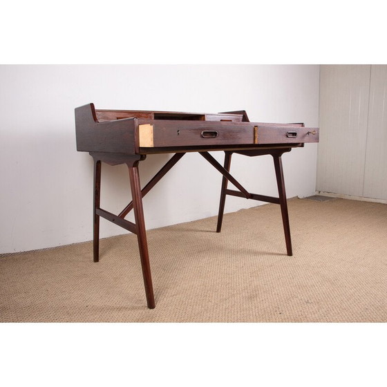 Image 1 of Vintage Danish rosewood desk model 56 by Arne Wahl Iversen for Vinde Mobelfabrik, 1960