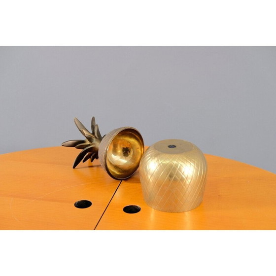 Image 1 of Vintage brass pineapple box, Germany 1970
