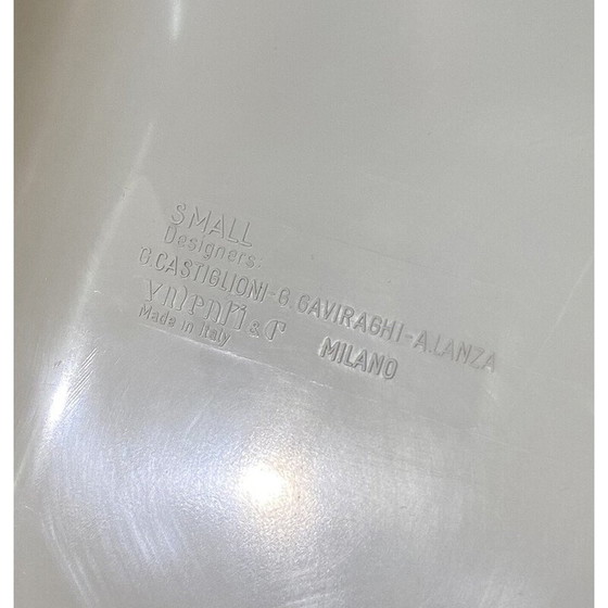 Image 1 of Sgabello vintage "Small" in resina bianca