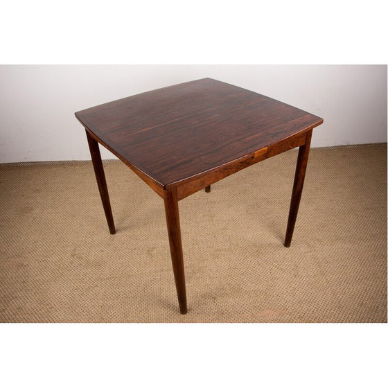 Image 1 of Vintage extendable and reversible table in rosewood and felt by Arne Whal Iversen, Denmark 1960