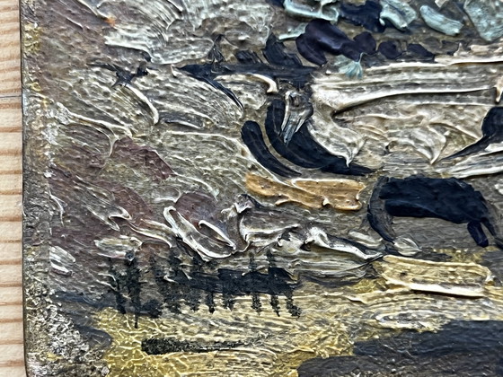 Image 1 of Wirth Henri Prosper, Francia, tavola ad olio 1912, Saint Cast, Pointe De La Garde, Côtes-Du-Nord.