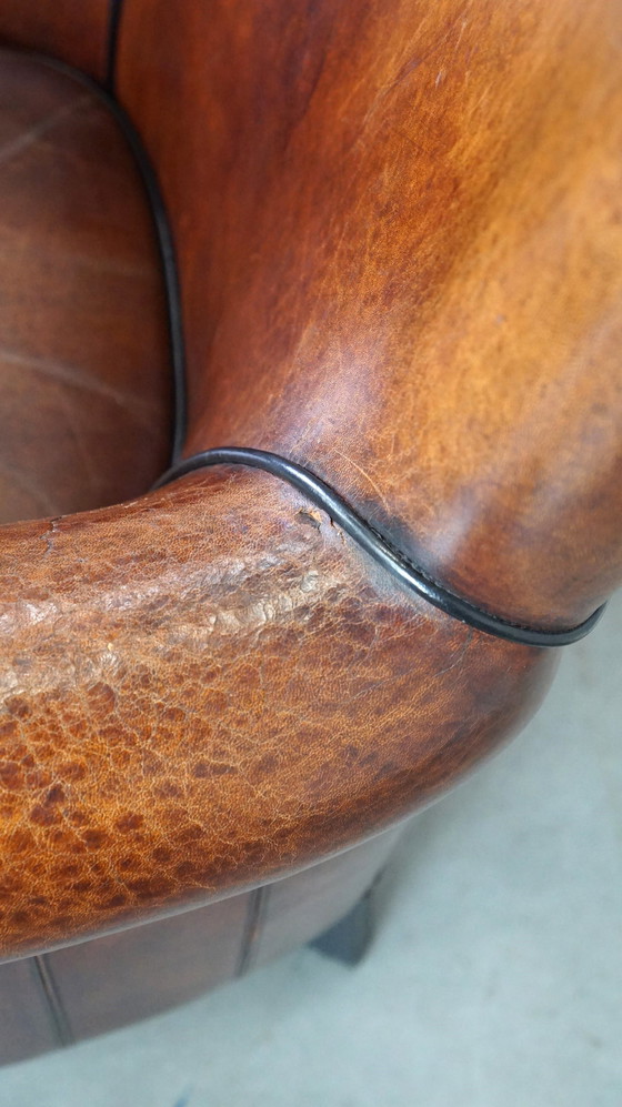 Image 1 of Armchair/ armchair made of sheep leather