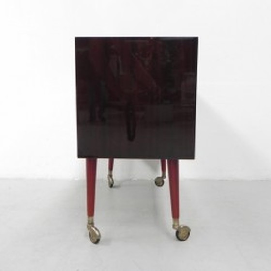 Image 1 of Mobile bar vintage con ruote