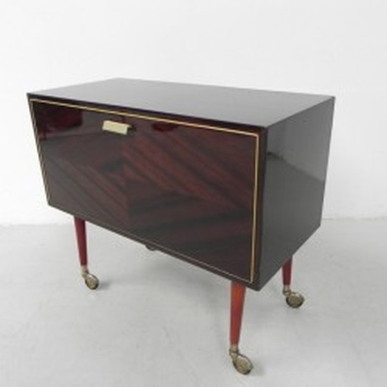 Image 1 of Mobile bar vintage con ruote